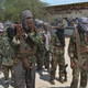 Al-Qaida-linked al-Shabab recruits walk down a street on March 5, 2012, in the Deniile district of Somalian capital Mogadishu after their graduation.
Mohamed Abdiwahab/AFP/Getty Images